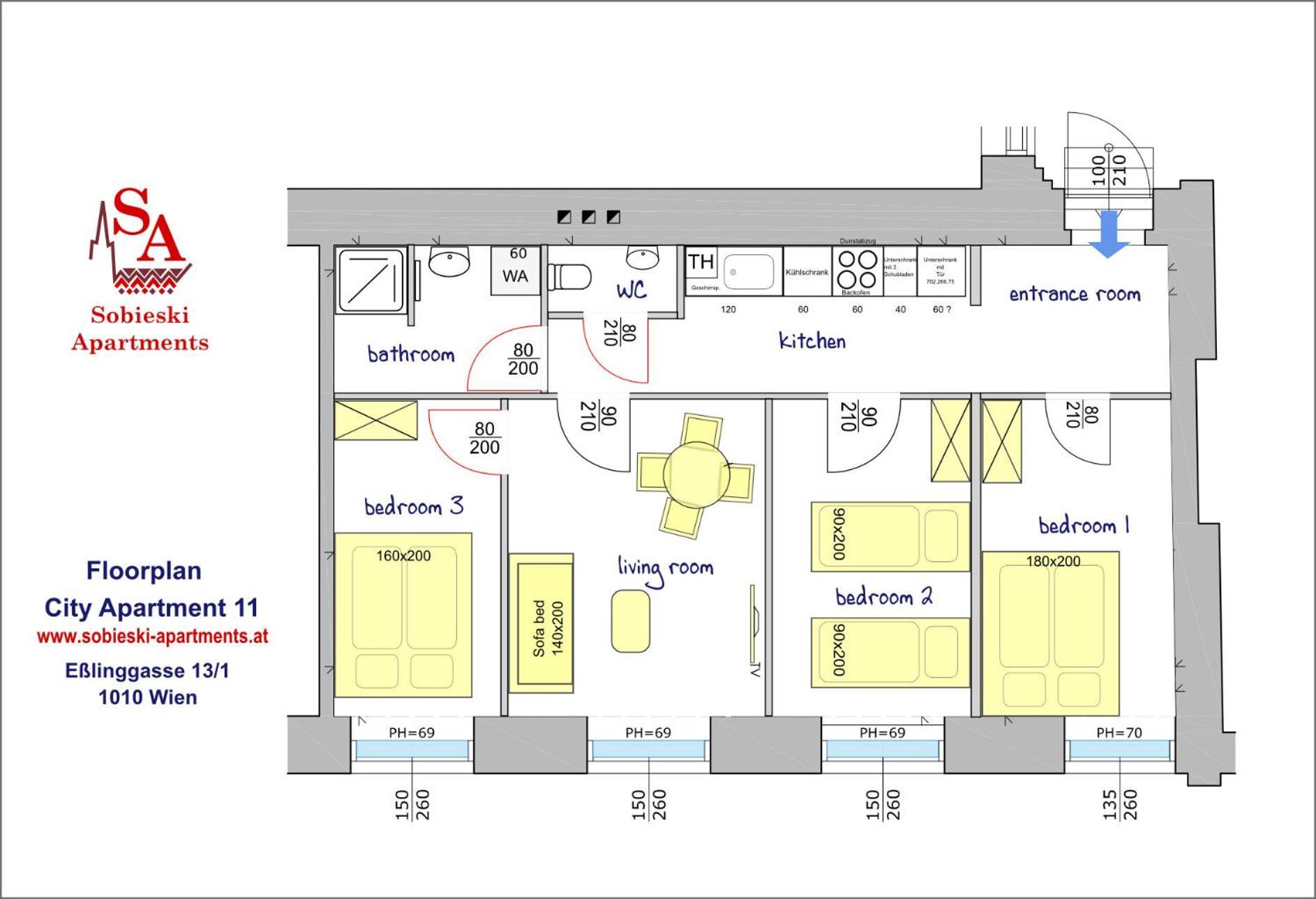 וינה Sobieski District-1 Ring Apartments מראה חיצוני תמונה